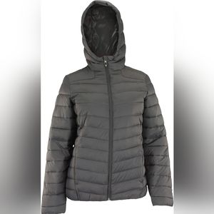 SPIDER Hooded Puffer Jacket Size L